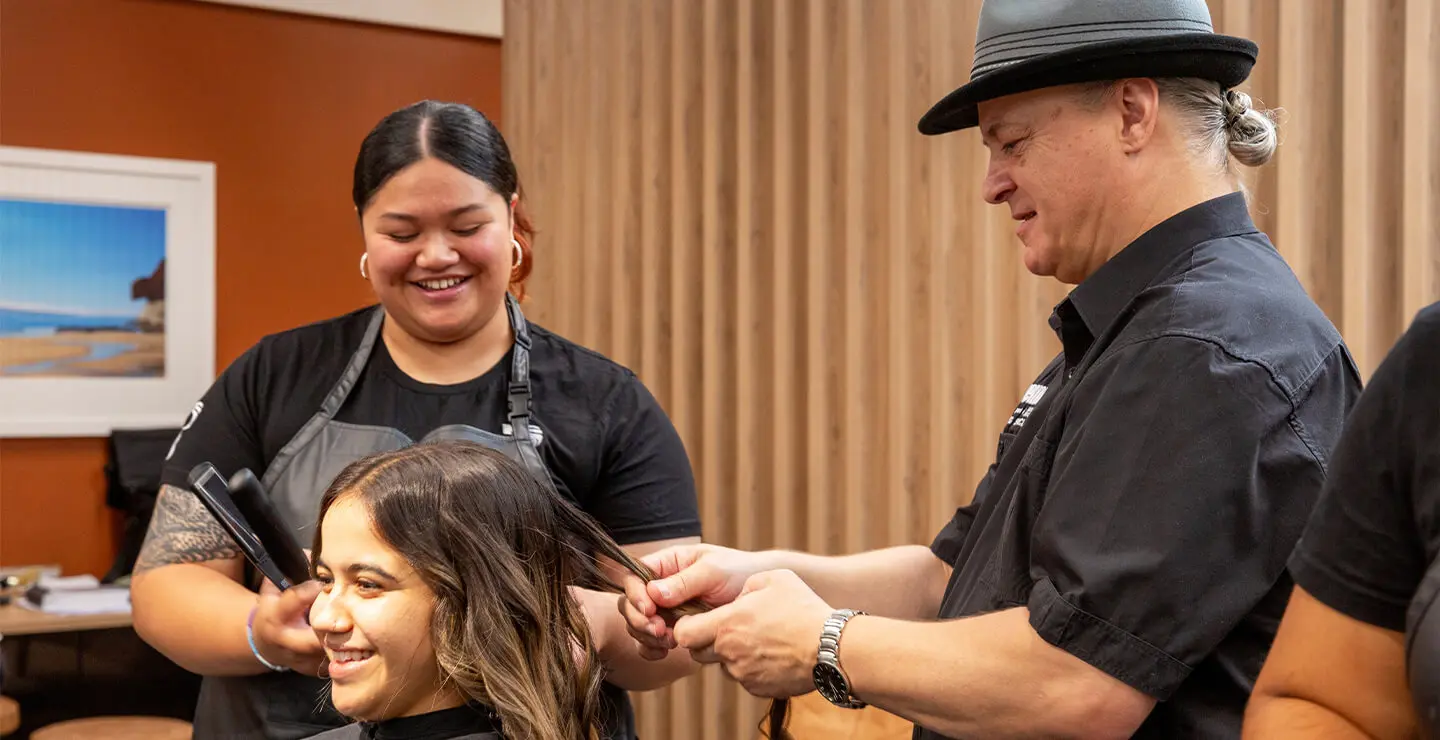 Hairdressing evolving stylist banner