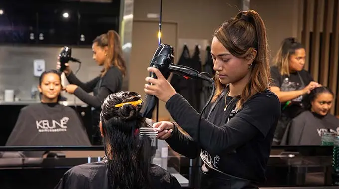 Hair and nails mobile banner