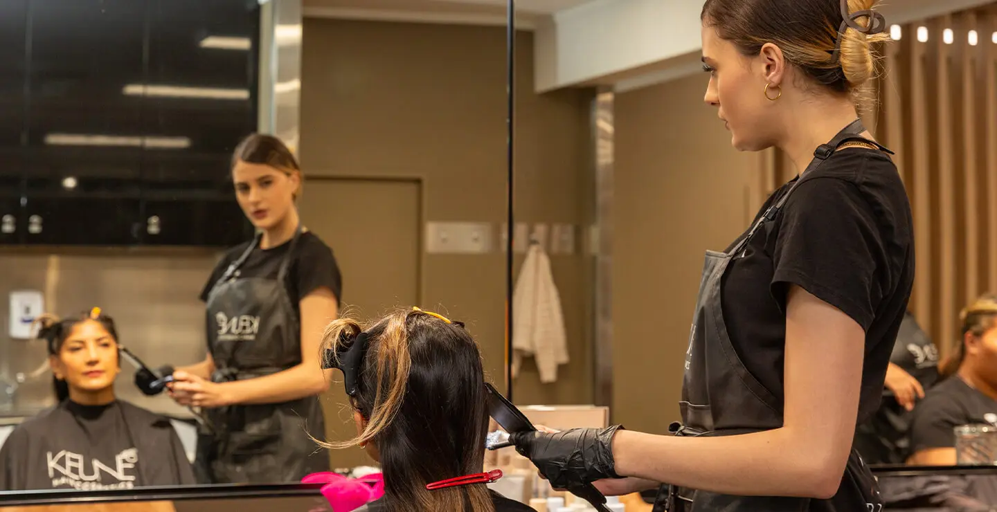 Hairdressing professional stylist banner