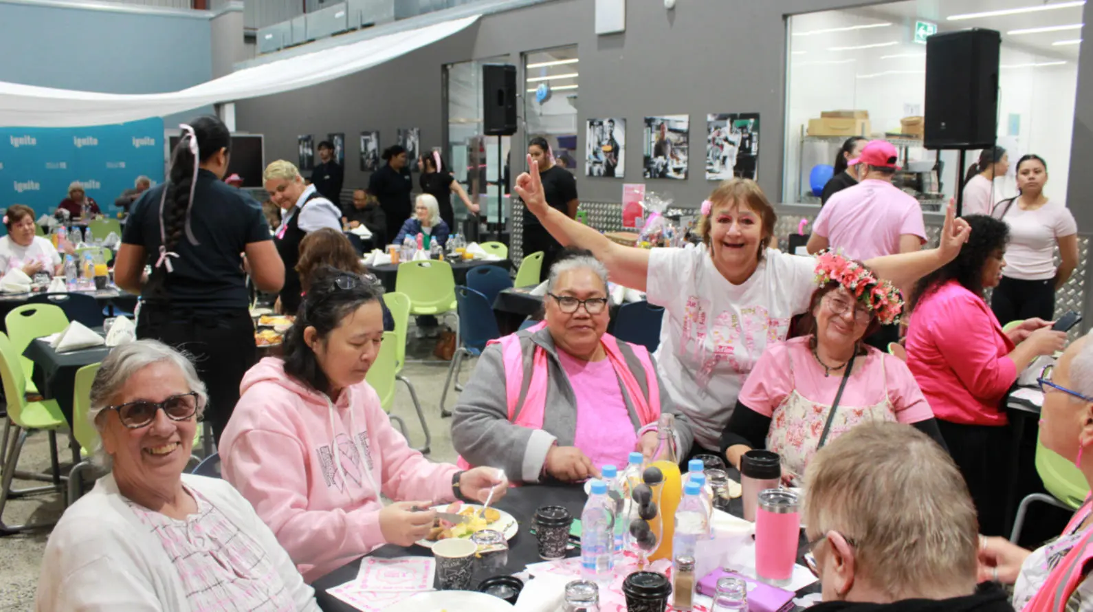 Pink ribbon 2025 tables